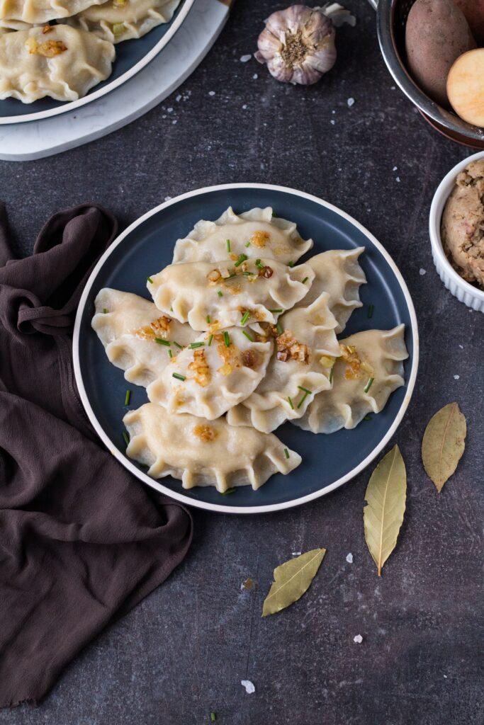 gotowe pierogi z babką