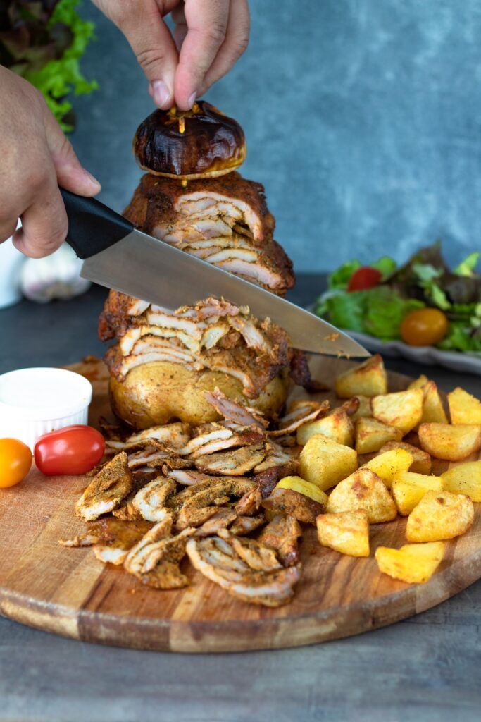 Domowy kebab pieczony w piekarniku